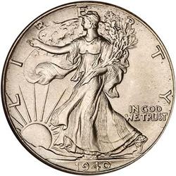 1940 Liberty Walking Half Dollar NGC MS66
