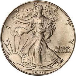 1941 Liberty Walking Half Dollar PCGS MS67
