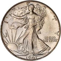 1941-D Liberty Walking Half Dollar PCGS MS65