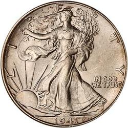 1941-D Liberty Walking Half Dollar NGC MS65