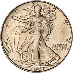 1941-S Liberty Walking Half Dollar PCGS MS65