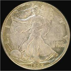 1942-D Liberty Walking 50C RAW
