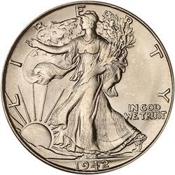 1942-S Liberty Walking Half Dollar PCGS MS66