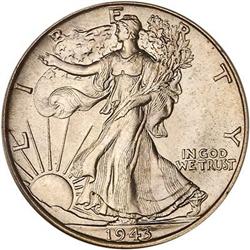1943 Liberty Walking Half Dollar PCGS MS67