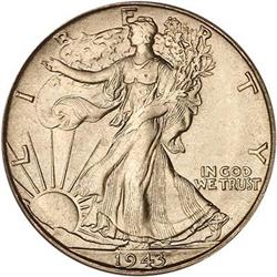 1943-S Liberty Walking Half Dollar PCGS MS66