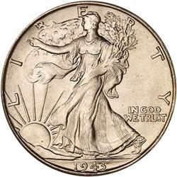 1943-S Liberty Walking Half Dollar PCGS MS66