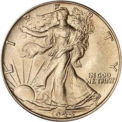1944 Liberty Walking Half Dollar NGC MS66