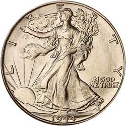 1944-D Liberty Walking Half Dollar PCGS MS67