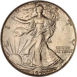 1944-D Liberty Walking Half Dollar PCGS MS67