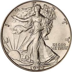 1944-D Liberty Walking Half Dollar PCGS MS67