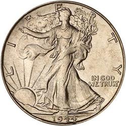 1944-S Liberty Walking Half Dollar PCGS MS66