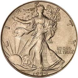 1944-S Liberty Walking Half Dollar PCGS MS66