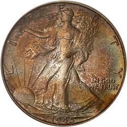 1945-S Liberty Walking Half Dollar PCGS MS66