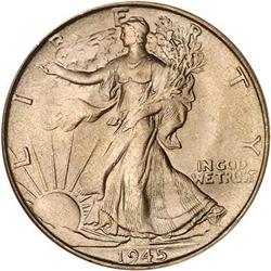 1945-S Liberty Walking Half Dollar PCGS MS66