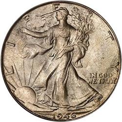 1946-D Liberty Walking 50C PCGS MS65