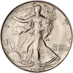 1946-S Liberty Walking Half Dollar PCGS MS66