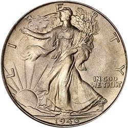 1946-S Liberty Walking Half Dollar PCGS MS66
