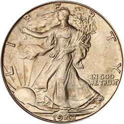 1947 Liberty Walking Half Dollar PCGS MS66