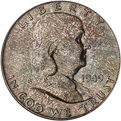 1949 Franklin Half Dollar PCGS MS66FBL