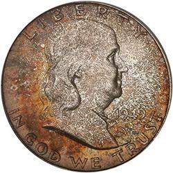 1949-S Franklin 50C PCGS MS66 FBL