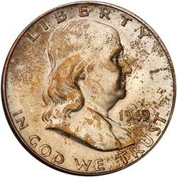 1949-S Franklin Half Dollar NGC MS65FBL