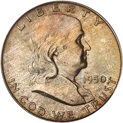 1950-D Franklin 50C PCGS MS65 FBL