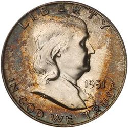 1951-D Franklin 50C PCGS MS65 FBL