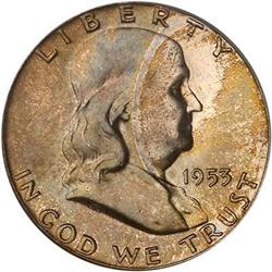 1953 Franklin 50C PCGS MS66