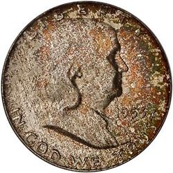 1953-D Franklin Half Dollar PCGS MS66FBL