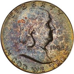 1954-S Franklin 50C PCGS MS66