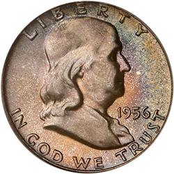 1956 Franklin 50C PCGS MS67FBL