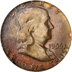 1956 Franklin 50C PCGS MS66