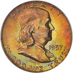 1957-D Franklin 50C PCGS MS66 FBL
