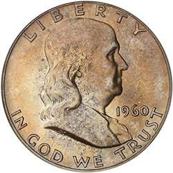 1960 Franklin Half Dollar PCGS MS66FBL