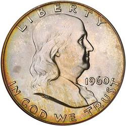 1960-D Franklin Half Dollar PCGS MS66 FBL