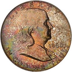 1960-D Franklin Half Dollar PCGS MS65 FBL