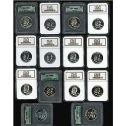 Complete Franklin Half Dollar Set
