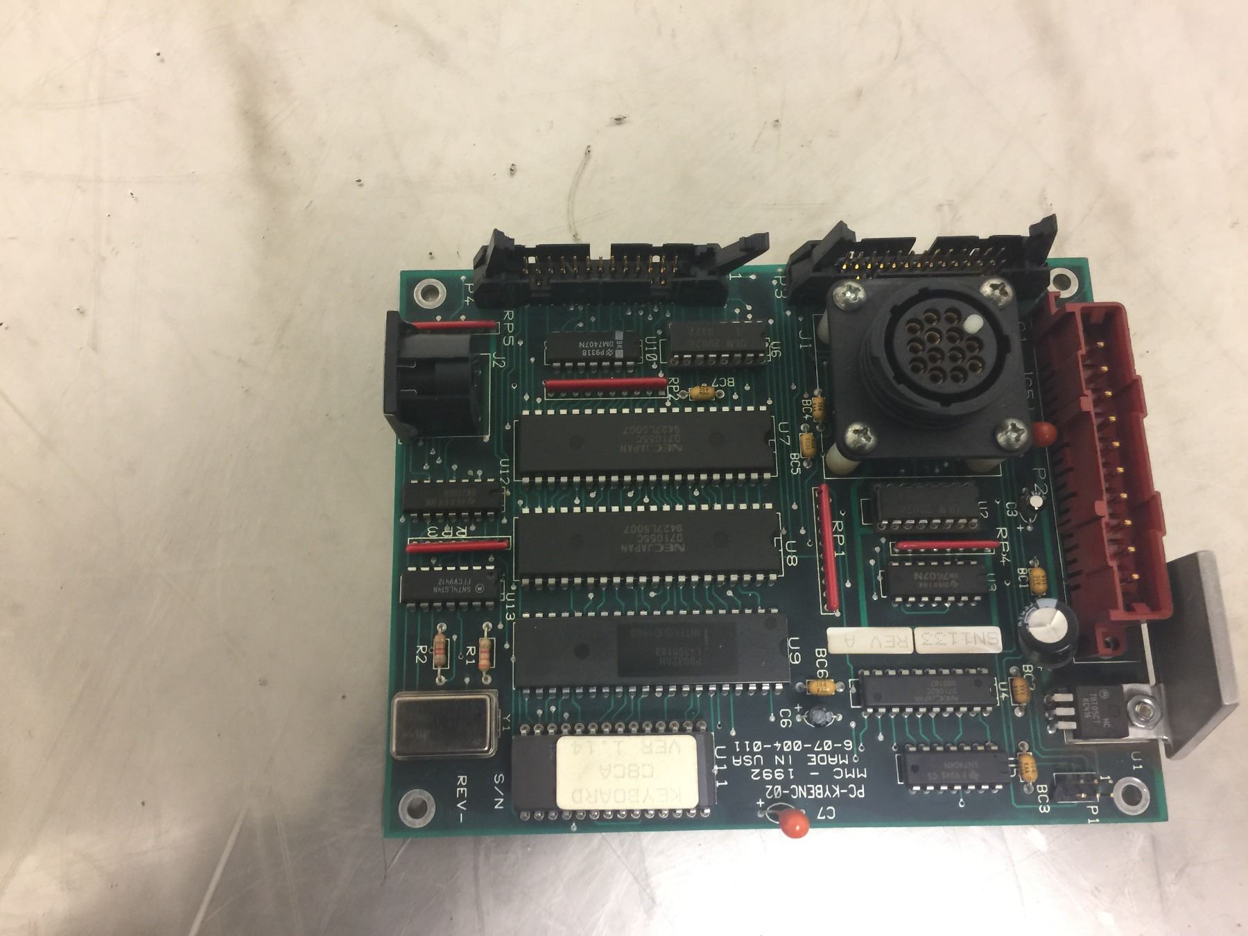 Keyboard Control Board Milltronics PC-KYBENC-02 Keyboard Control Board