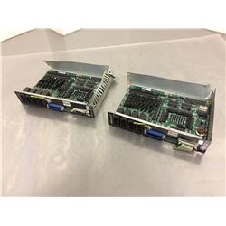 (2) Okuma FUB-P4M4 Control Module *HEAVY DAMAGE TO HOUSING SEE PICS*