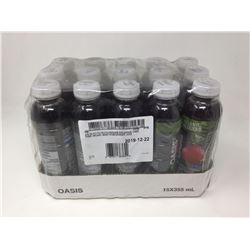 Case of Oasis Organic Berry Pomegranate Juice (15 x 355ml)