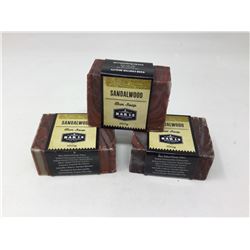 Bar 13 Soapworks Bar Soap- Sandalwood (3 x 100g)