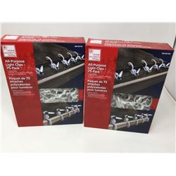 All Purpose Light Clips (2 x 75)