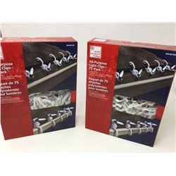 All Purpose Light Clips (2 x 75)