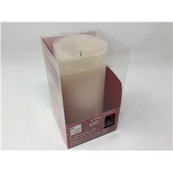 6 Inch Wax LED Candle with Timer