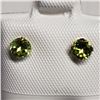 Image 2 : 10K Yellow Gold Peridot(0.5ct) Earrings, Made in Canada, Suggested Retail Value $120