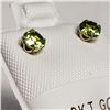 Image 3 : 10K Yellow Gold Peridot(0.5ct) Earrings, Made in Canada, Suggested Retail Value $120