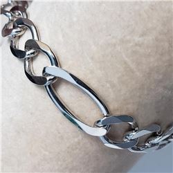 Silver Men'S Bracelet, Suggested Retail Value $220