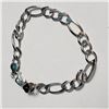 Image 2 : Silver Men'S Bracelet, Suggested Retail Value $220