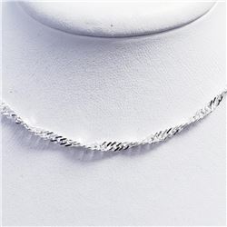 Silver Necklace (~weight 5g), Suggested Retail Value $100