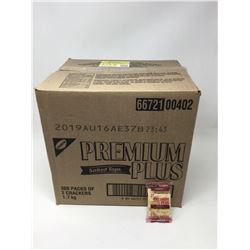 Case of Premium Plus Salted Tops Crackers (300 Packs of 2 Crackers)